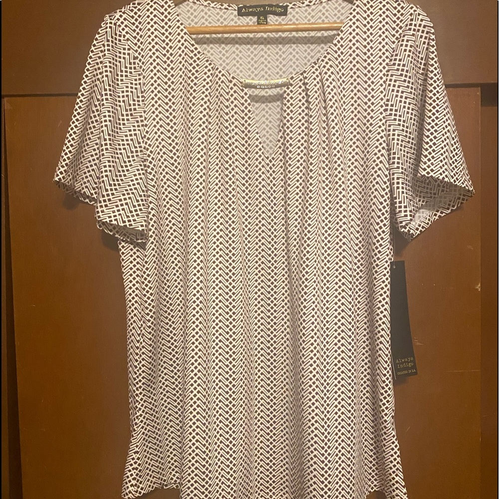 Delicate Always indigo blouse